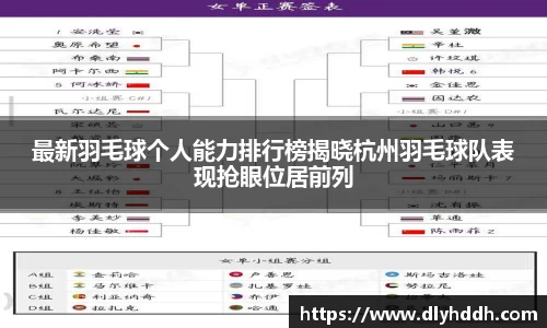 最新羽毛球个人能力排行榜揭晓杭州羽毛球队表现抢眼位居前列